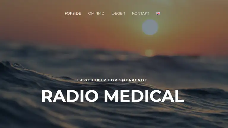 Screenshot af RadioMedicals hjemmeside